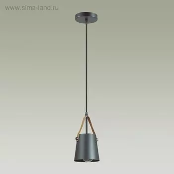 Светильник TRISTEN 1x60Вт E27, чёрный 13x13x80 см