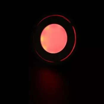 Светильник тротуарный круглый Luazon VSL-010, 0,5 Вт, IP66, 12 В, КРАСНЫЙ