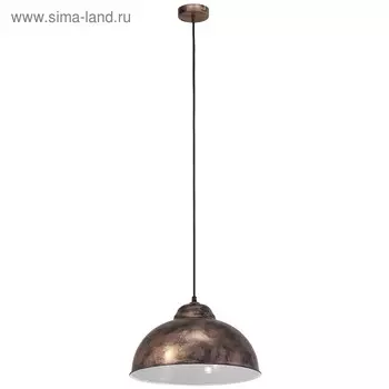 Светильник TRURO 1x60Вт E27 медь 37x37x110см