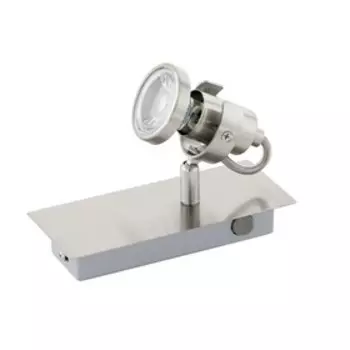 Светильник TUNKON 1x3,3Вт GU10 никель 16,5x12см