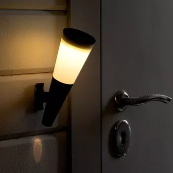 Светильник уличный на солн. бат. Uniel "Madrid", 7x7x21 см, IP44, 1 LED, Т/БЕЛЫЙ