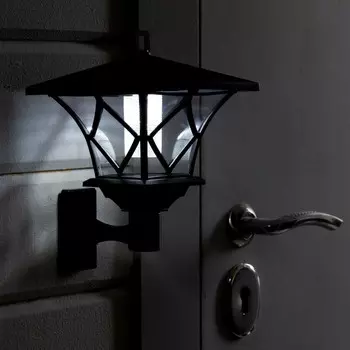 Садовый светильник Uniel Retro на солнечной батарее, 17 18 17 см, свечение белое