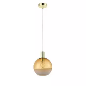 Светильник Unicum, 1x60Вт E27, цвет янтарный