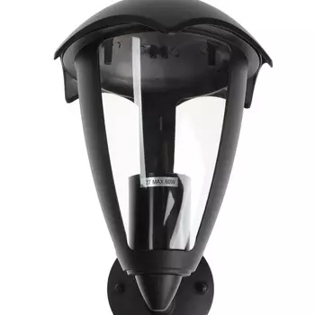 Светильник Uniel UUL-S80A, 60W/E27, IP54, Е27, уличный, черный