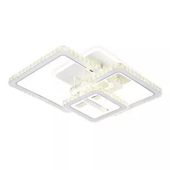 Светильник управляемый светодиодный Ambrella light, Ice, FA1732, 3хLED, 145 Вт, 10875Lum, 3000-6400К, цвет белый, хром