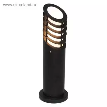 Светильник «Уран», 15Вт E27, цвет чёрный, IP44