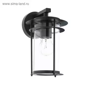 Светильник VALDEO, 60Вт, E27, IP44, цвет черный