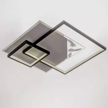 Светильник "Валони" LED 70Вт 4000К бело-черный 50,5х50,5х8 см BayerLux