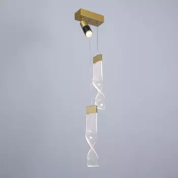 Светильник «Варум» LED 5+5+10 Вт 3000-6000К черный 151530-180 см