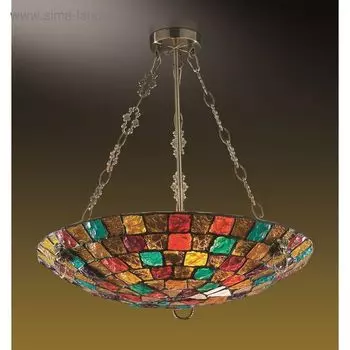 Светильник «Вельют», 5х60Вт E27, коричневый