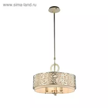 Светильник подвесной Maytoni H260-03-N, 3хE14, 40Вт, 46,4х46,4х141,5 см, цвет латунь