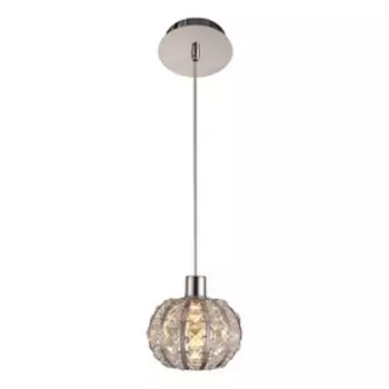 Светильник Vera 1x40Вт E14 хром 25x25x100см