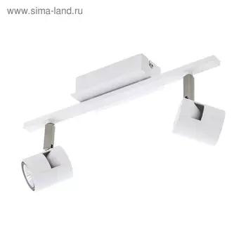 Светильник VERGIANO 2x5Вт GU10 белый, никель