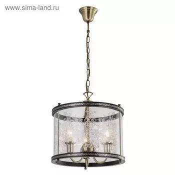 Светильник «Версаль» 3x60Вт E14 венге 37x37x50см