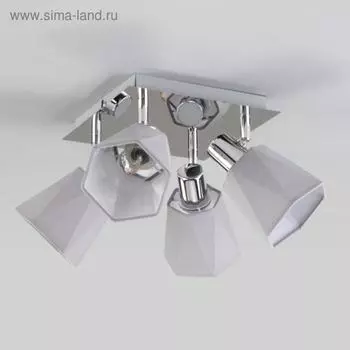 Светильник Verso, 4x28Вт E14, цвет хром