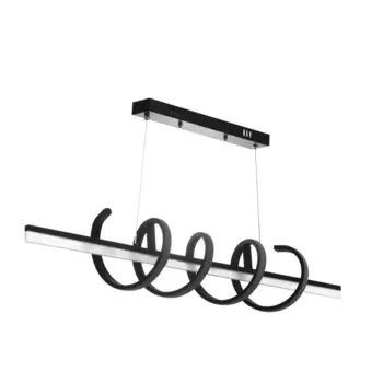 Светильник «Вихрь» LEd=38 Вт 6000К чёрный 10018-110 см
