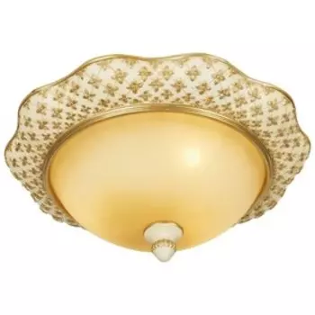 Светильник VIRGINIA 3x60Вт E27 белый, золото 46x46x20см