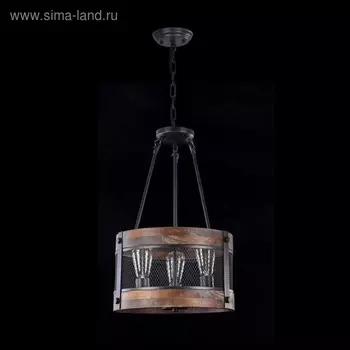 Светильник Vittoria 3x60Вт E27, чёрный 36x36x55 см