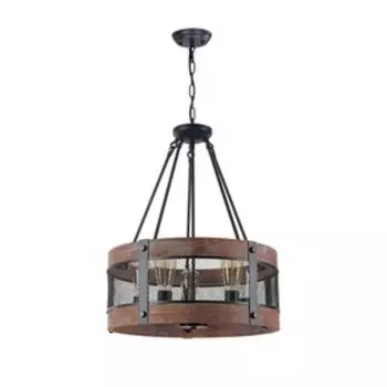 Светильник Vittoria 5x60Вт E27 чёрный 50x50x53см