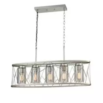 Светильник Voyage, 5x60Вт E27, цвет никель