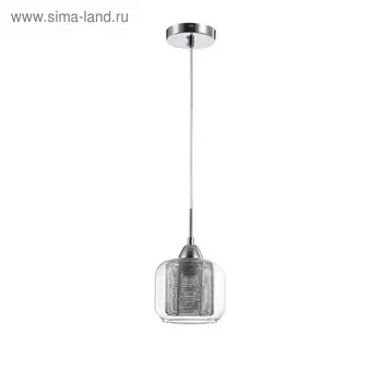 Светильник Wellington 1x60Вт E14, хром 12x12x138 см