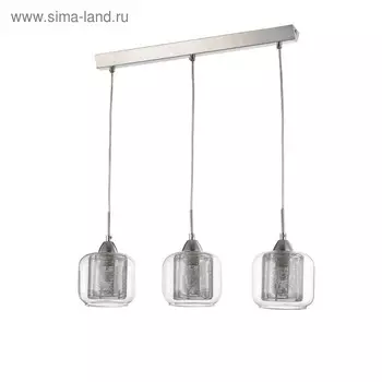 Светильник Wellington 3x60Вт E14 хром 12x56x138см