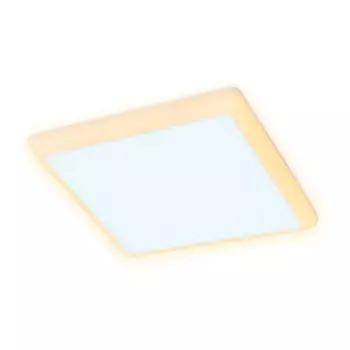 Светильник встраиваемый cветодиодный Ambrella Downlight DCR335 с подсветкой, 18Вт, Led, цвет белый