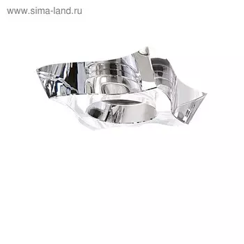 Светильник встраиваемый Flutto 50Вт Gu5.3; GU10 хром