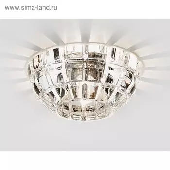 Светильник встраиваемый, G9, цвет хром, d=55 мм