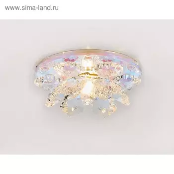 Светильник встраиваемый, G9, цвет хром, d=60 мм