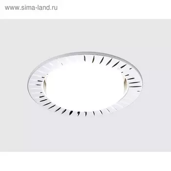 Светильник Ambrella light встраиваемый, GX53, цвет алюминий, d=85 мм