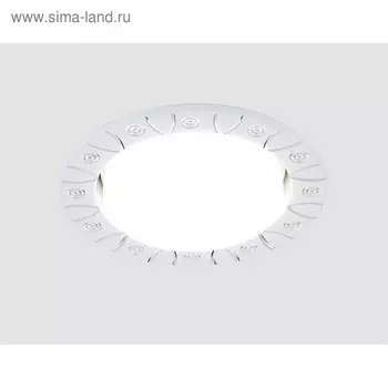 Светильник Ambrella light встраиваемый, GX53, цвет белый, d=85 мм
