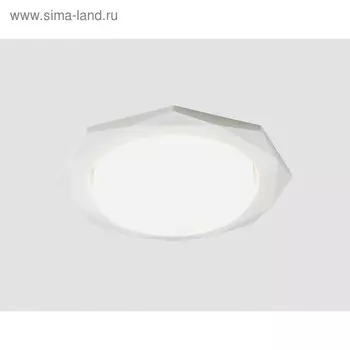 Светильник Ambrella light встраиваемый, GX53, цвет белый, d=85 мм