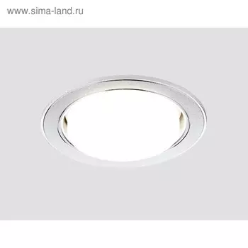 Светильник Ambrella light встраиваемый, GX53, цвет хром, d=85 мм
