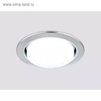 Светильник Ambrella light встраиваемый, GX53, цвет хром, d=90 мм