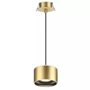 Светильник встраиваемый LED IP20 12Вт вниз + 3Вт вверх, провод 2 м