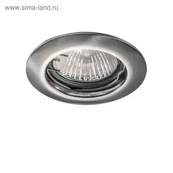 Светильник встраиваемый Lega 16 50Вт Gu5.3; GU10 никель
