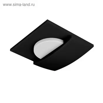 Светильник встраиваемый Lumina 1Вт LED 3000K чёрный