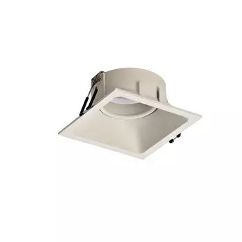 Светильник встраиваемый Mantra Comfort, GU10, 1х12Вт, 92х92х40 мм, цвет матовый белый