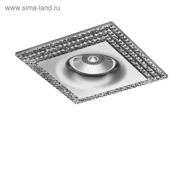 Светильник встраиваемый Miriade 50Вт Gu5.3; GU10 хром