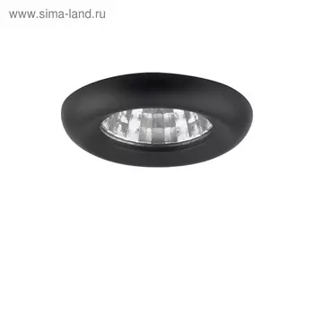 Светильник встраиваемый Monde 1Вт LED 4000K черный