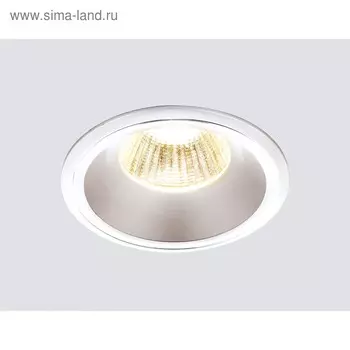 Светильник Ambrella light встраиваемый, MR16, GU5.3, цвет белый, d=60 мм