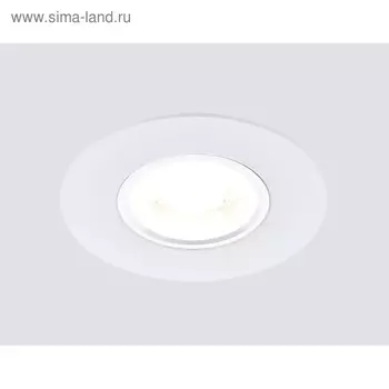 Светильник Ambrella light встраиваемый, MR16, GU5.3, цвет белый, d=60 мм