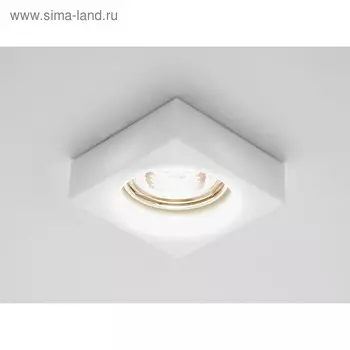 Светильник Ambrella light встраиваемый, MR16, GU5.3, цвет белый, d=65 мм