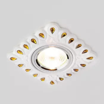 Светильник встраиваемый, MR16, GU5.3, цвет белый, d=65 мм