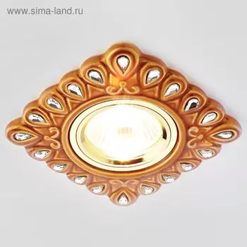 Светильник Ambrella light встраиваемый, MR16, GU5.3, цвет бронза, d=65 мм