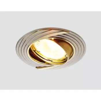 Светильник встраиваемый, MR16, GU5.3, цвет бронза, d=75 мм