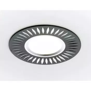 Светильник Ambrella light встраиваемый, MR16, GU5.3, цвет чёрный, d=60 мм