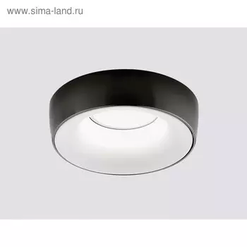 Светильник Ambrella light встраиваемый, MR16, GU5.3, цвет чёрный, d=65 мм