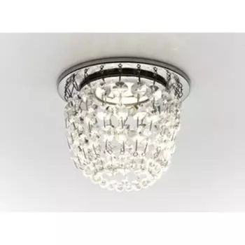 Светильник Ambrella light встраиваемый, MR16, GU5.3, цвет хром, d=60 мм